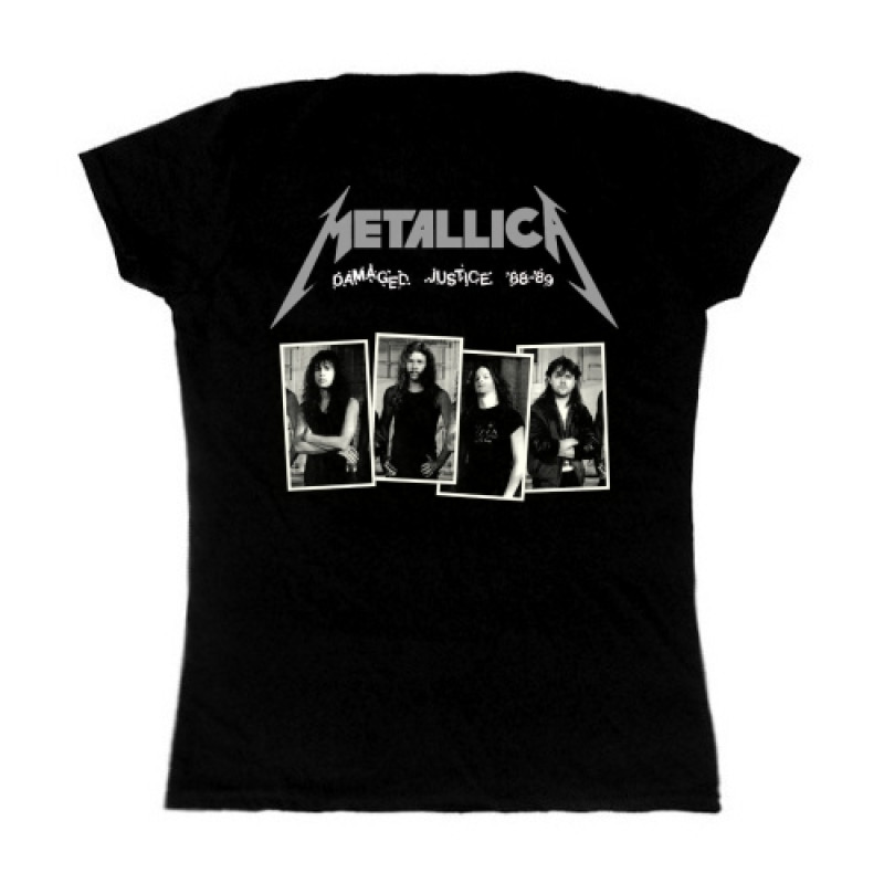 Футболка жіноча Metallica - Damaged Justice 88-89