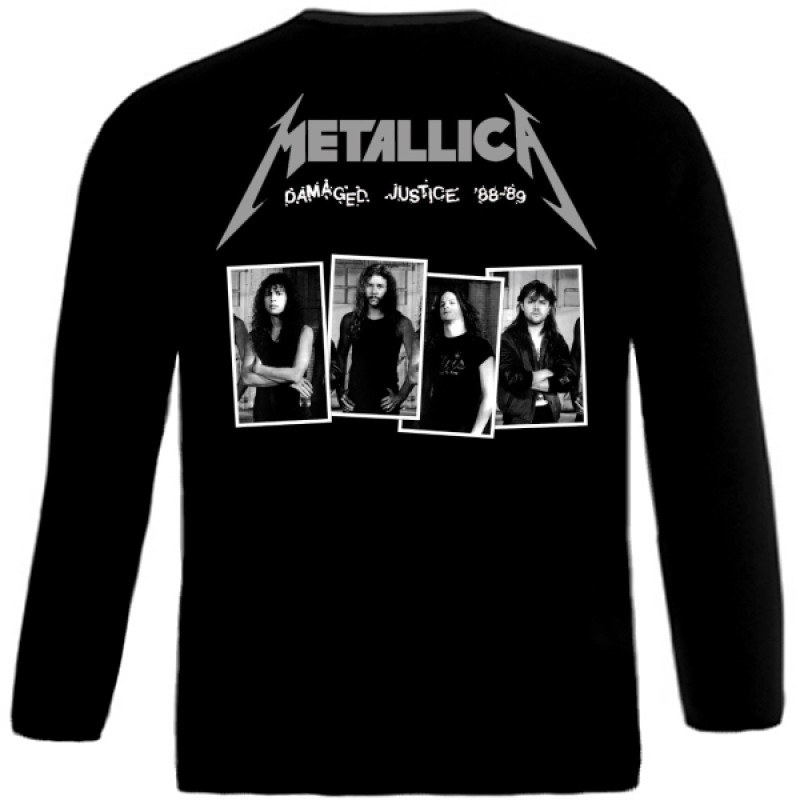 Лонгслів Metallica - Damaged Justice 88-89 (FOTL) чорний