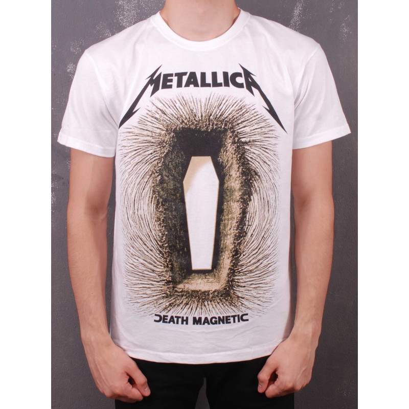 Футболка Metallica - Death Magnetic біла