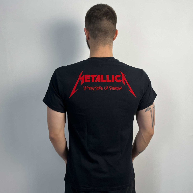 Футболка Metallica - Harvester Of Sorrow (Gildan) чорна