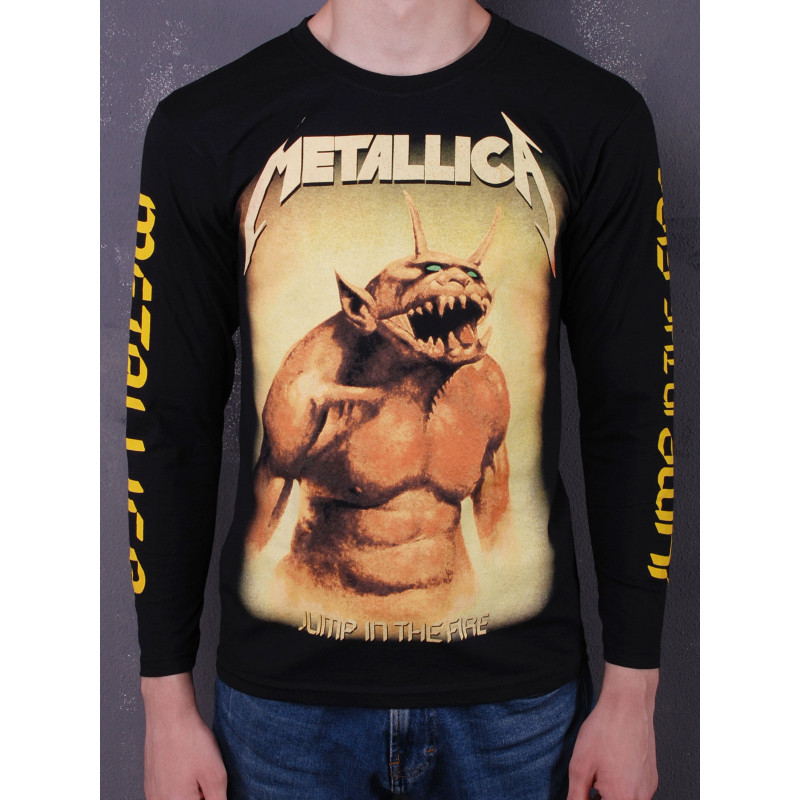 Лонгслів Metallica - Jump In The Fire (FOTL) чорний