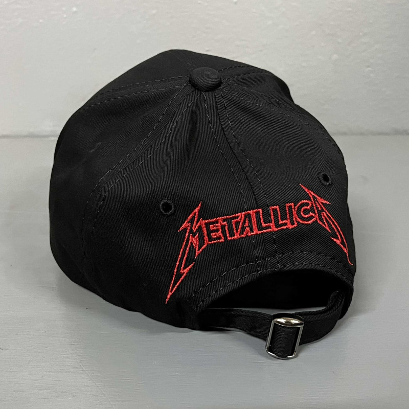 Бейсболка Metallica Red Logo 3D