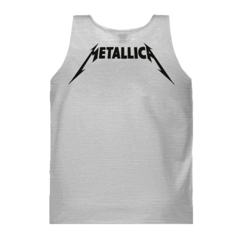 Майка Metallica - Spider світло-сіра меланжева