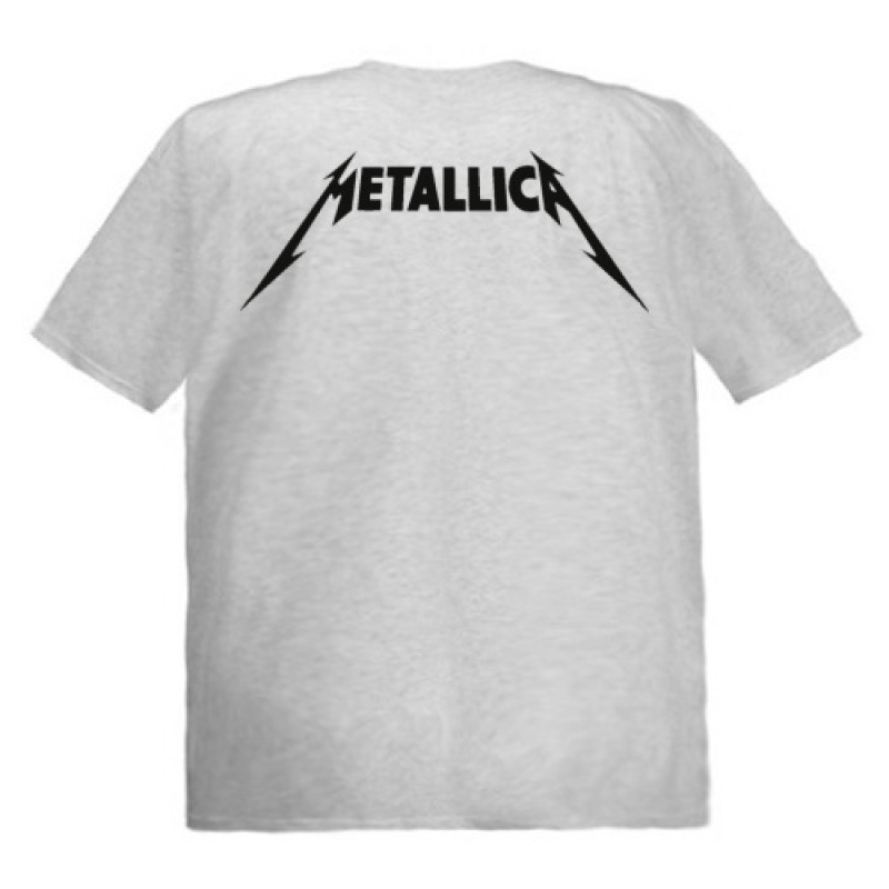 Футболка Metallica - Spider світло-сіра меланжева