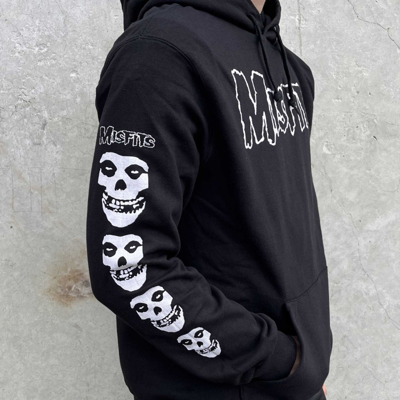 Худі Misfits Skull (B&C) чорне