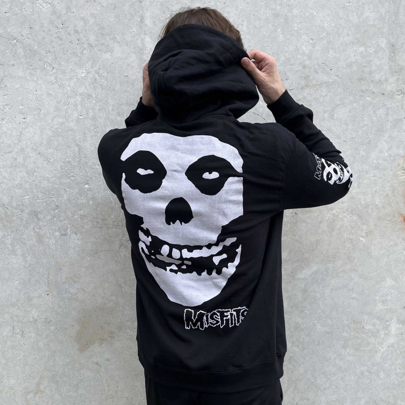 Худі Misfits Skull (B&C) чорне