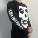 Лонгслів Misfits Skull (B&C) чорний