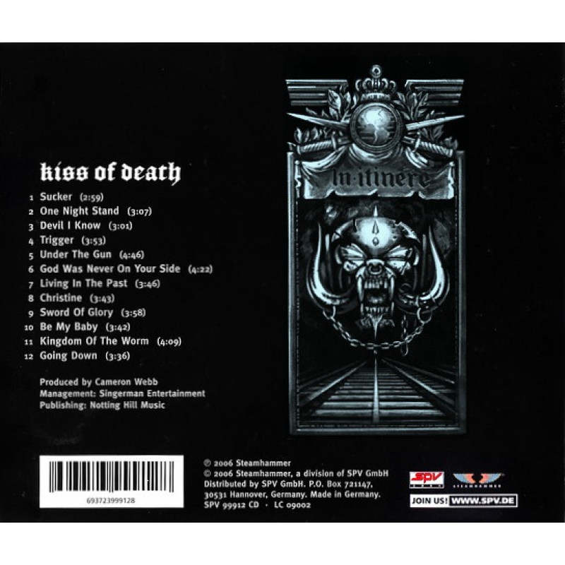 Motorhead - Kiss Of Death CD