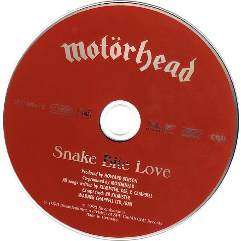 Motorhead - Snake Bite Love CD