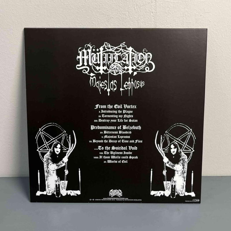 Mutiilation - Majestas Leprosus LP (White With Black Galaxy Vinyl)