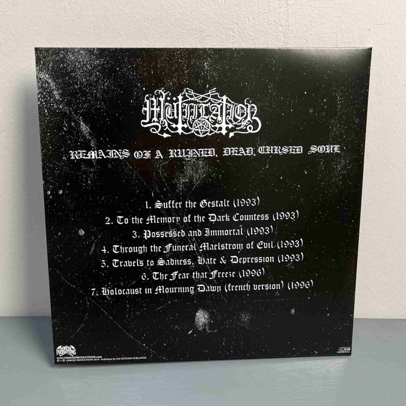 Mutiilation - Remains Of A Ruined, Dead, Cursed Soul LP (Gatefold Black/White Swirl) (2022 Reissue)