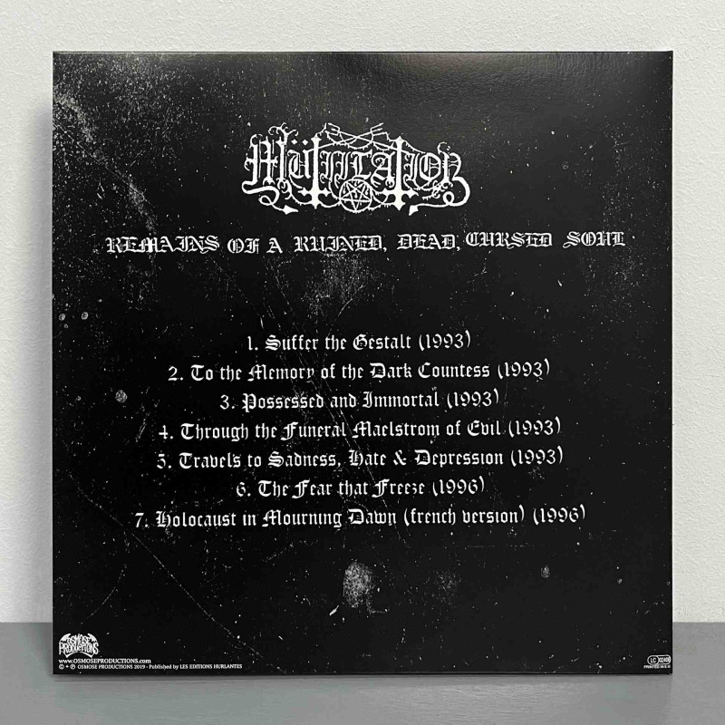 Mutiilation - Remains Of A Ruined, Dead, Cursed Soul LP (Gatefold Red Black Marble Vinyl)