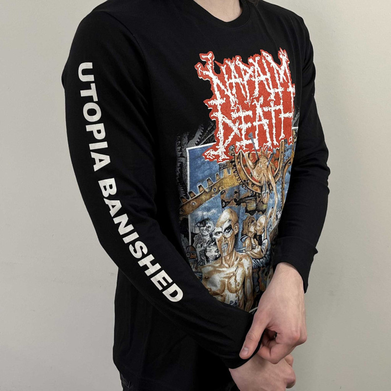 Лонгслів Napalm Death - Utopia Banished (B&C) чорний