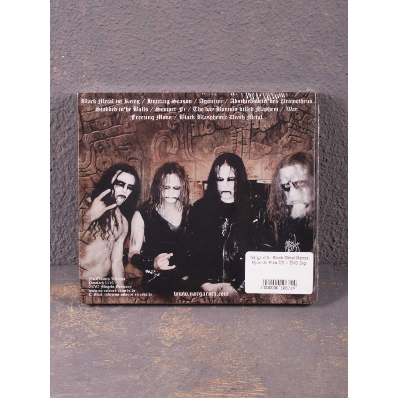 Nargaroth - Black Metal Manda Hijos De Puta CD + DVD Digi