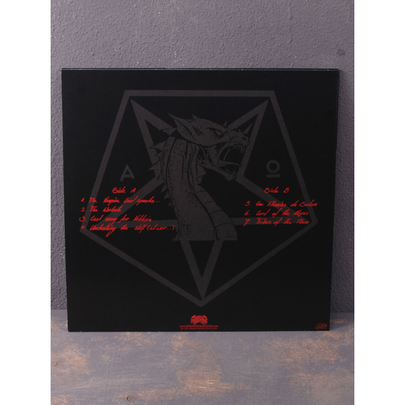 Necromantia - Crossing The Fiery Path LP (Dark Blue / Silver Swirl Vinyl)