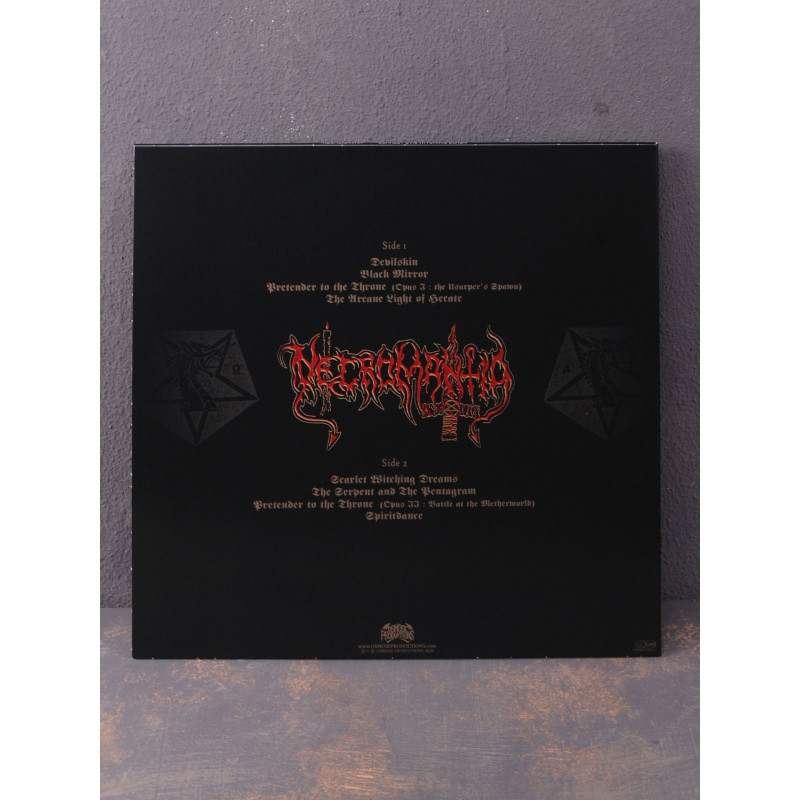 Necromantia - Scarlet Evil Witching Black LP (Bloodred / Gold Swirl Vinyl)