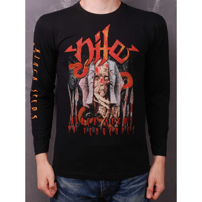 Лонгслів Nile - Black Seeds Of Vengeance (FOTL) чорний