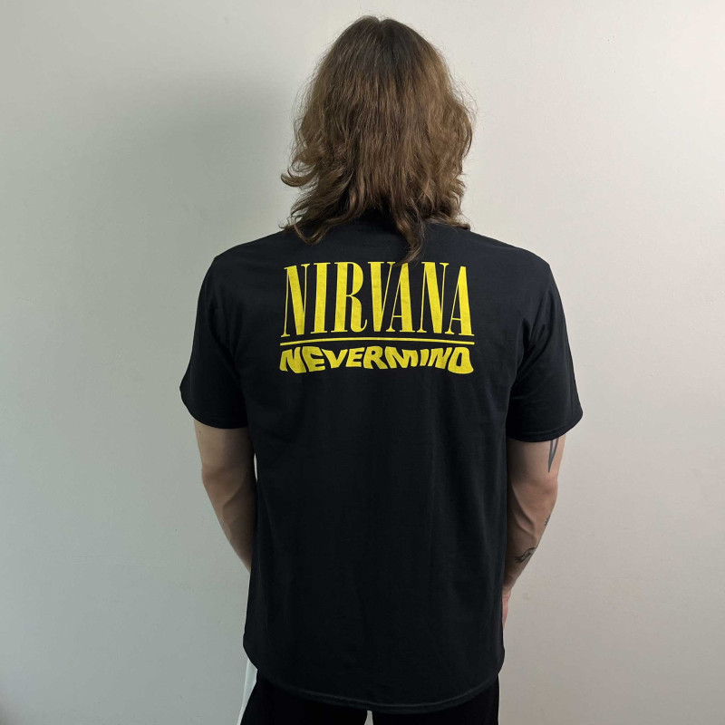 Футболка Nirvana - Nevermind (Album Cover) (Gildan) чорна