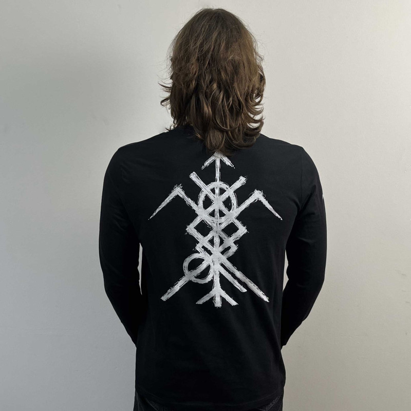 Лонгслів Nokturnal Mortum - New Logo (B&C) чорний