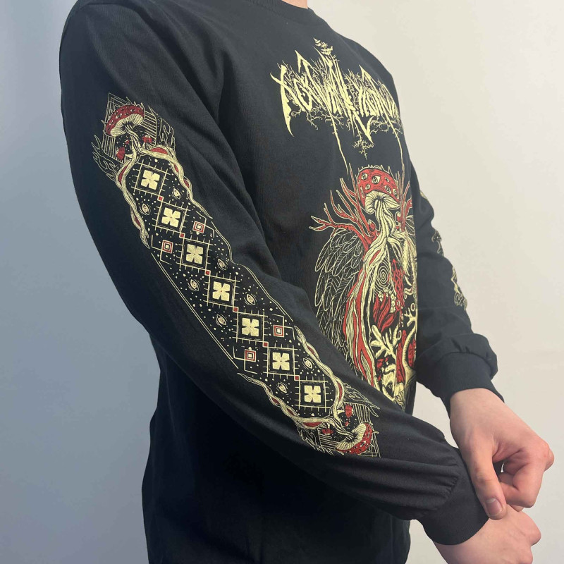 Лонгслів Nokturnal Mortum - Оберіг (Oberih) (Gildan) чорний