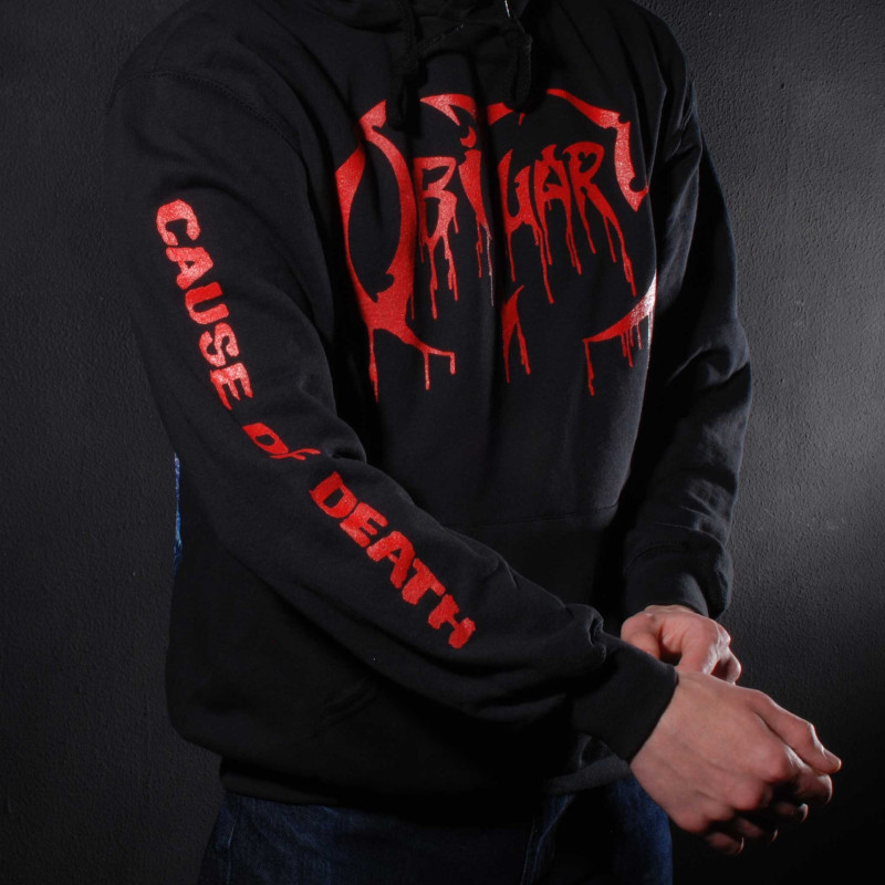 Худі Obituary - Cause Of Death (FOTL) чорне