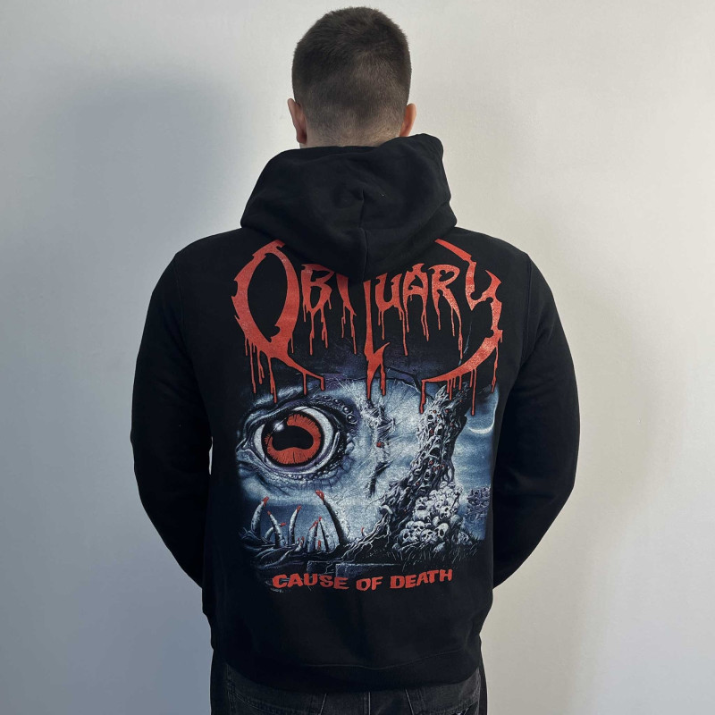 Худі Obituary - Cause Of Death (B&C) чорне