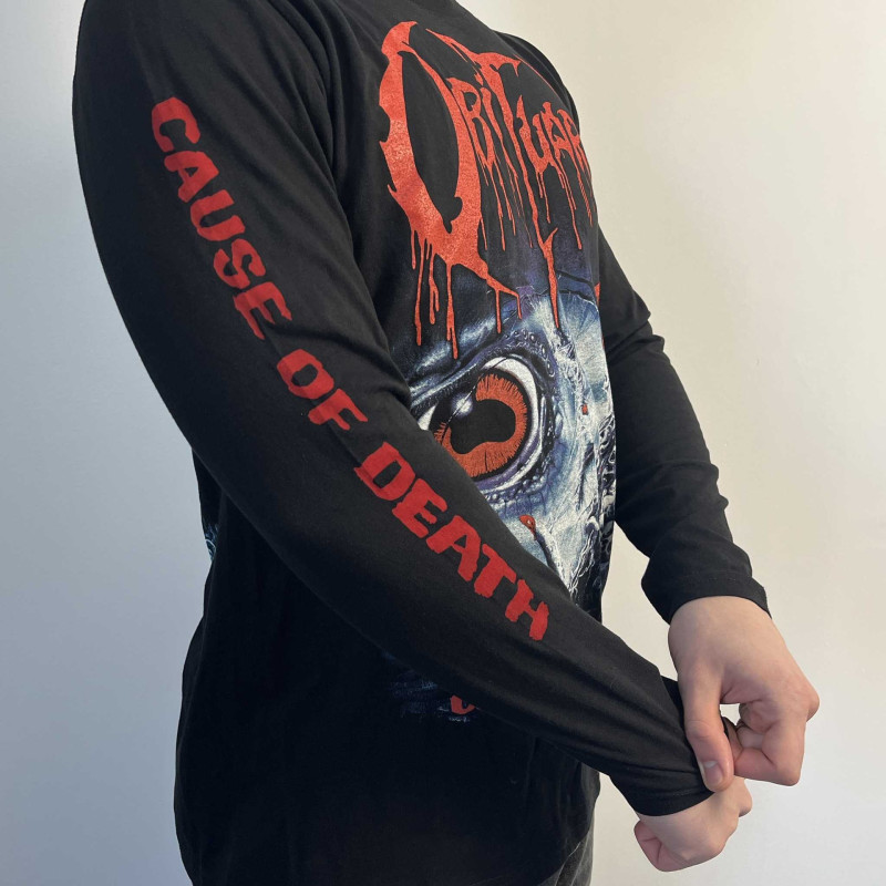 Лонгслів Obituary - Cause Of Death (B&C) чорний