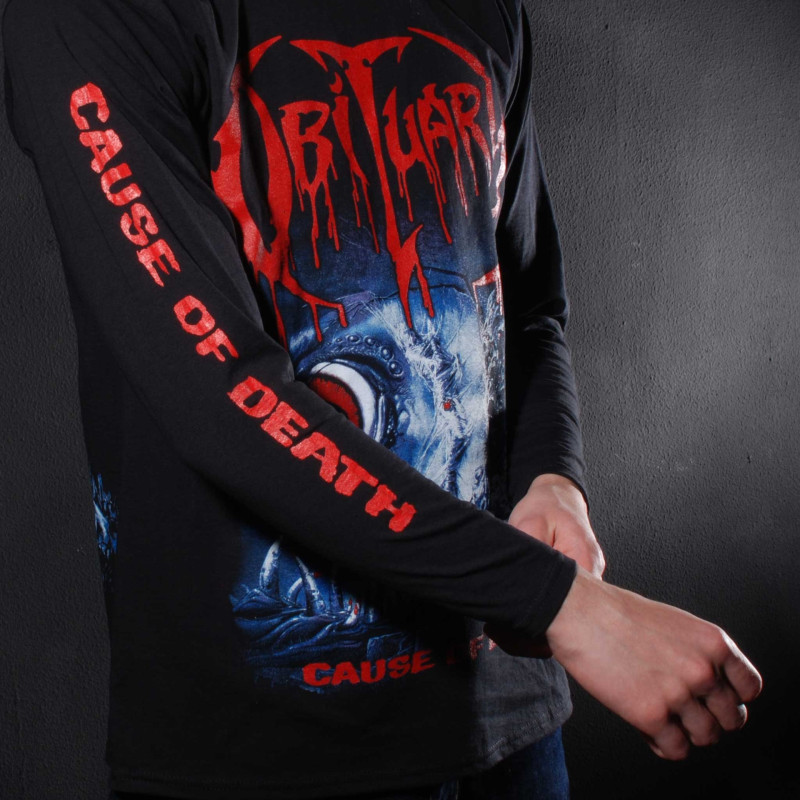Лонгслів Obituary - Cause Of Death (FOTL) чорний