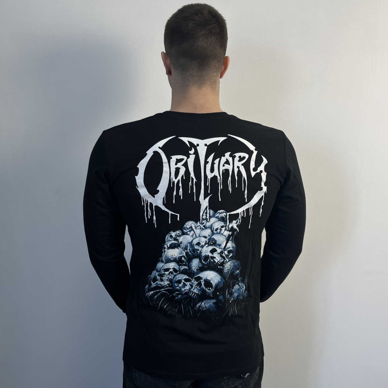 Лонгслів Obituary - Cause Of Death (B&C) чорний