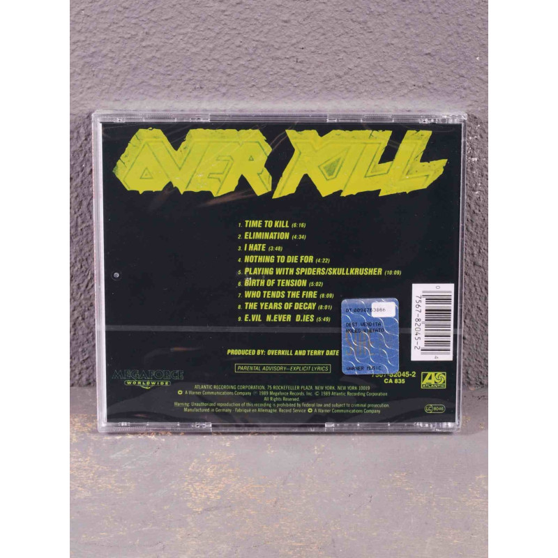 Overkill - The Years Of Decay CD
