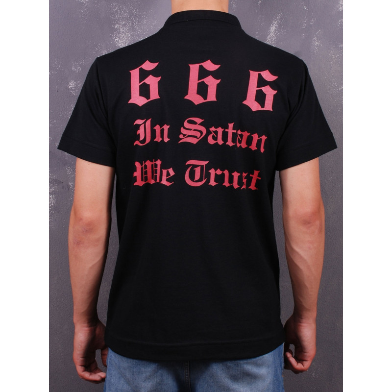 Поло Pentagram - 666 In Satan We Trust