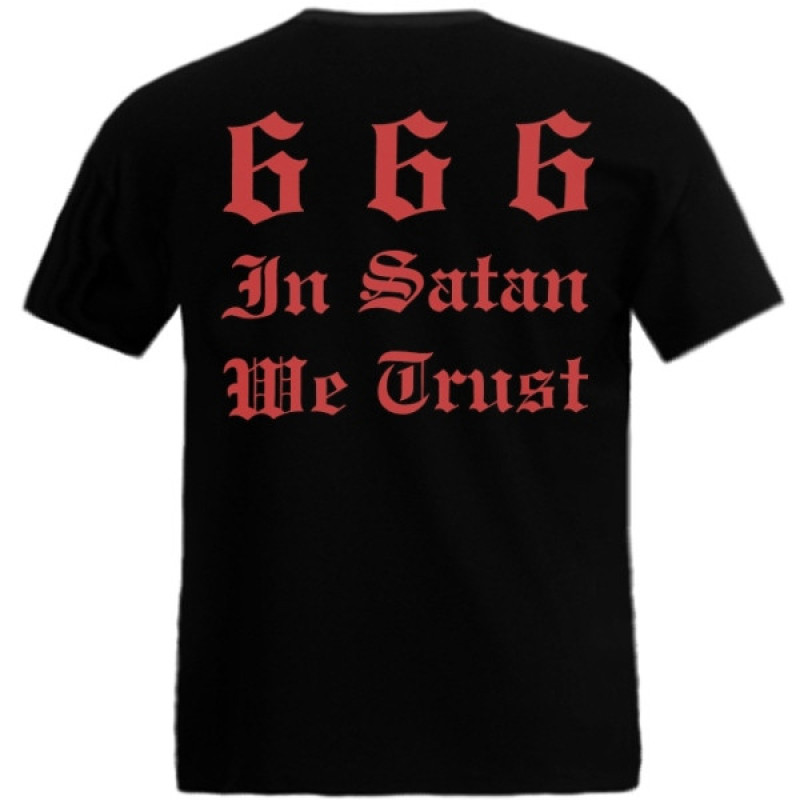 Футболка Pentagram - 666 In Satan We Trust