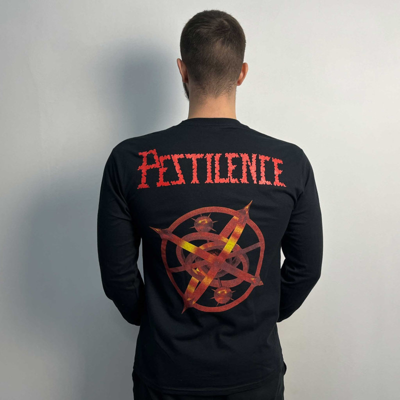 Лонгслів Pestilence - Testimony Of The Ancients (Gildan) чорний
