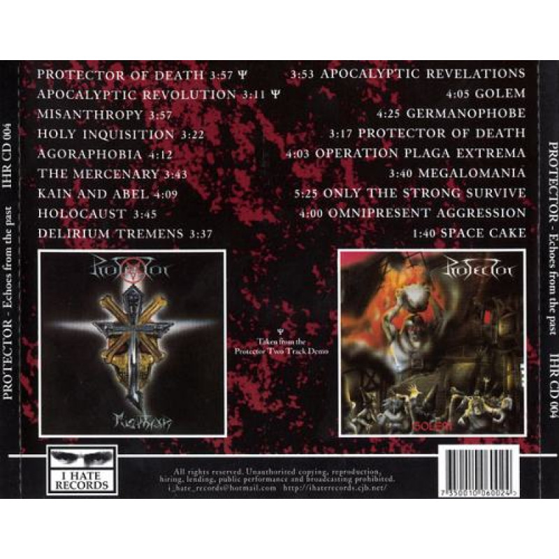 Protector - Echoes From The Past CD