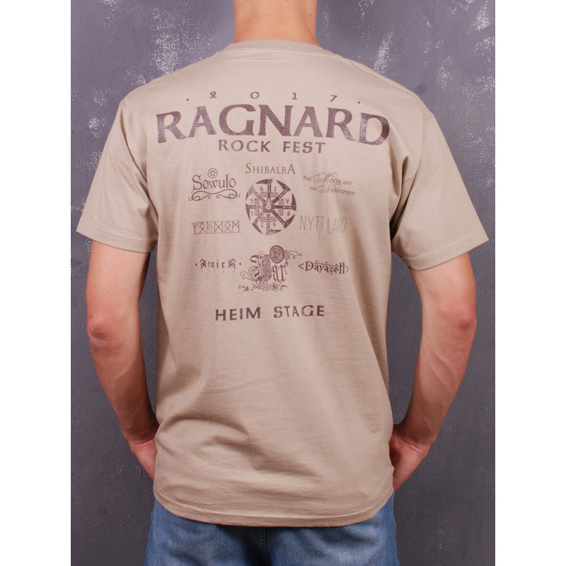 Футболка Ragnard Rock Fest - Children Of Yggdrasil хакі
