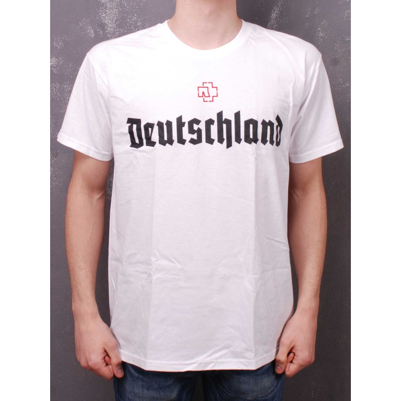 Футболка Rammstein - Deutschland (FOTL) біла