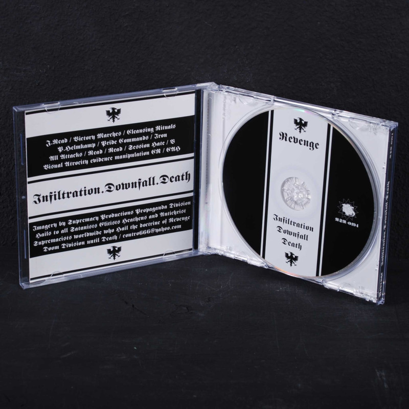 Revenge - Infiltration.Downfall.Death CD (Red Stream)