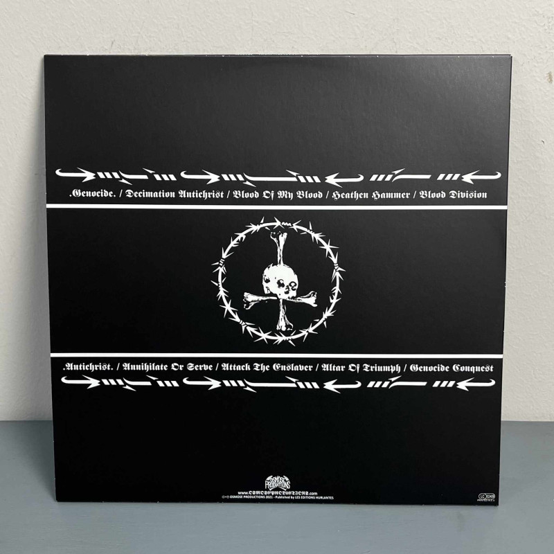 Revenge - Triumph.Genocide.Antichrist LP (Transparent Red / Black Marble Vinyl)