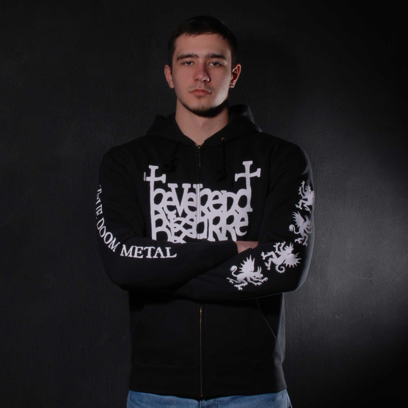 Зіп худі Reverend Bizarre - Doom What Thou Wilt (FOTL) чорне