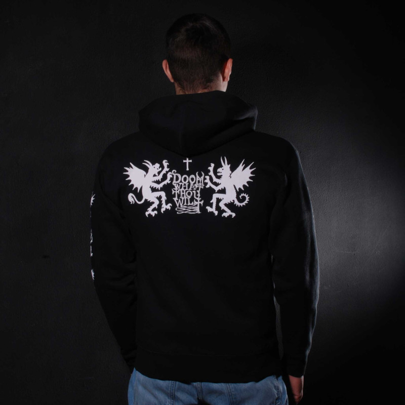 Зіп худі Reverend Bizarre - Doom What Thou Wilt (FOTL) чорне