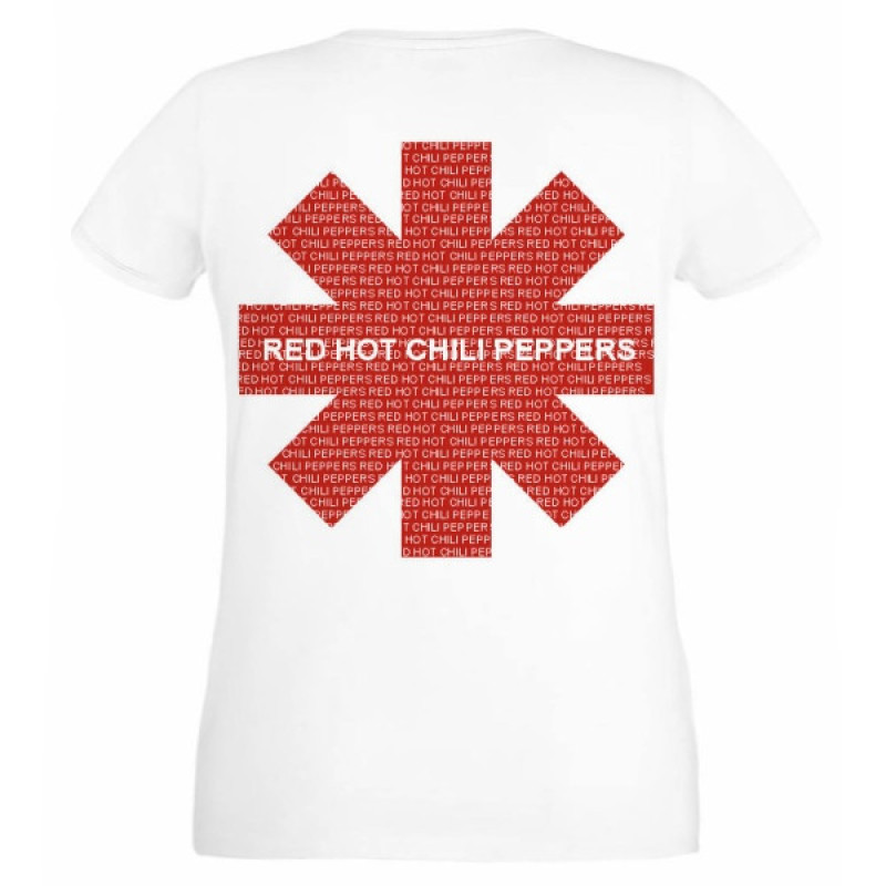 Футболка жіноча Red Hot Chili Peppers біла