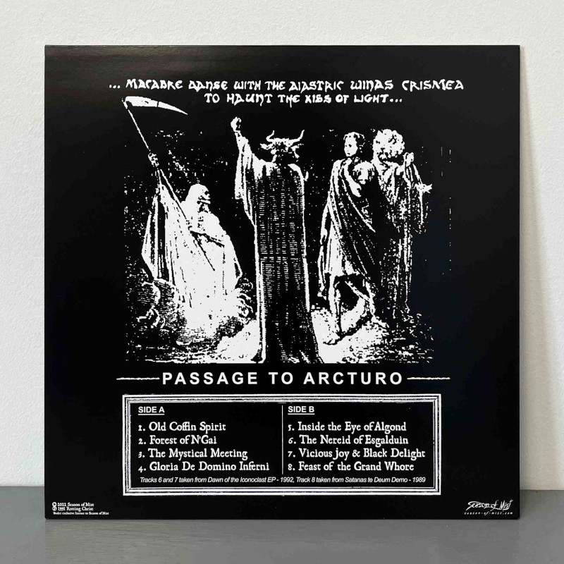 Rotting Christ - Passage To Arcturo LP (Clear & White Marbled Vinyl)