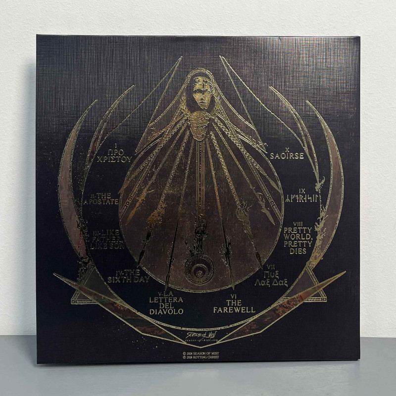 Rotting Christ - Pro Xristou LP (Gatefold Crystal Clear, Blue And Gold Marbled Vinyl)