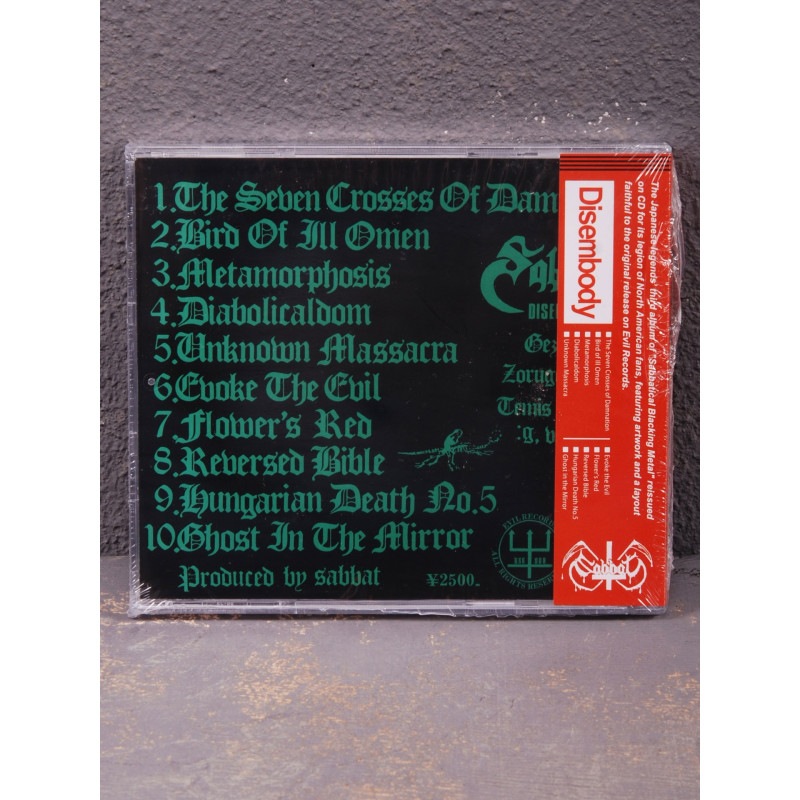 Sabbat - Disembody CD