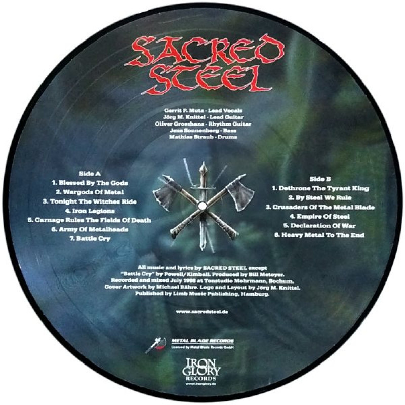 Sacred Steel - Wargods Of Metal LP (Picture Disc)