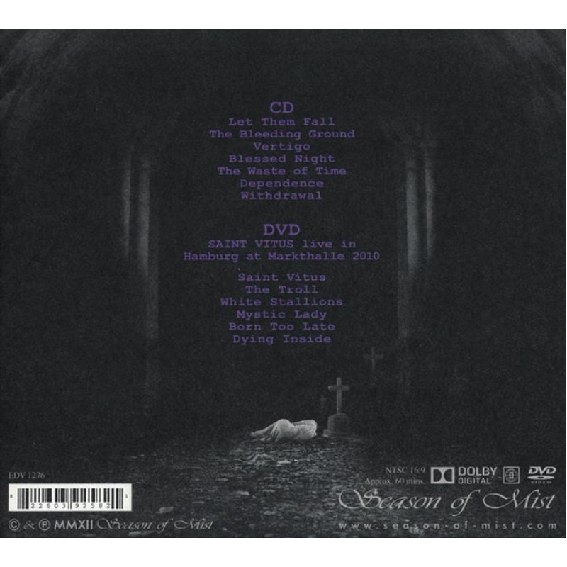 Saint Vitus - Lillie: F-65 CD + DVD Digi