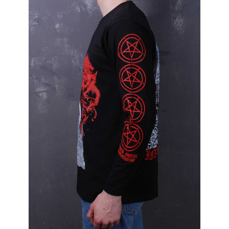 Лонгслів Satanic Warmaster - Black Metal Kommando 2020 (Gildan) чорний
