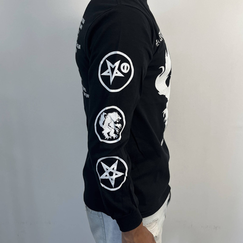 Лонгслів Satanic Warmaster - Opferblut (Gildan) (Osmose) чорний