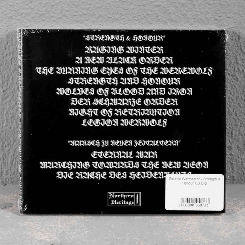 Satanic Warmaster - Strength & Honour CD Digi