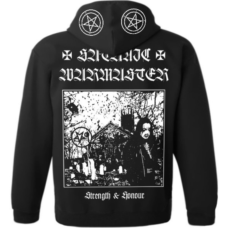 Зіп худі Satanic Warmaster - Strength & Honour